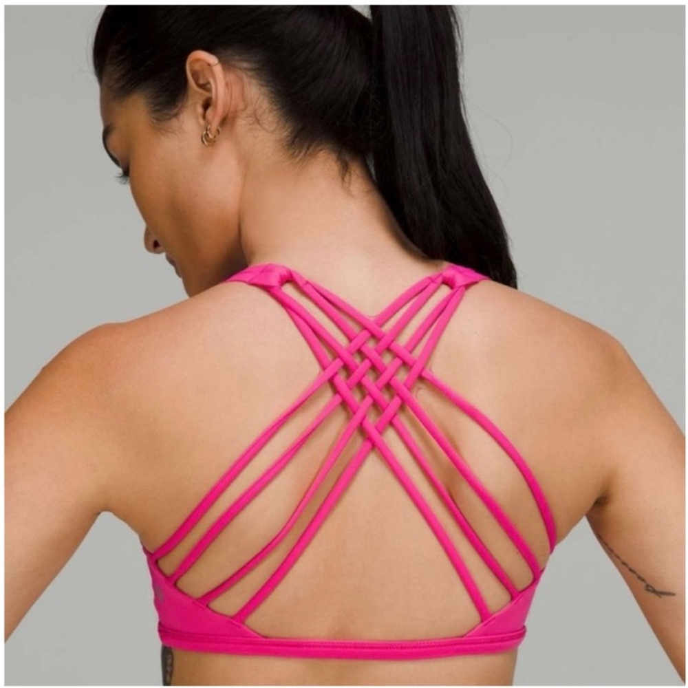 Lululemon Free to be Wild Bra - Hot pink